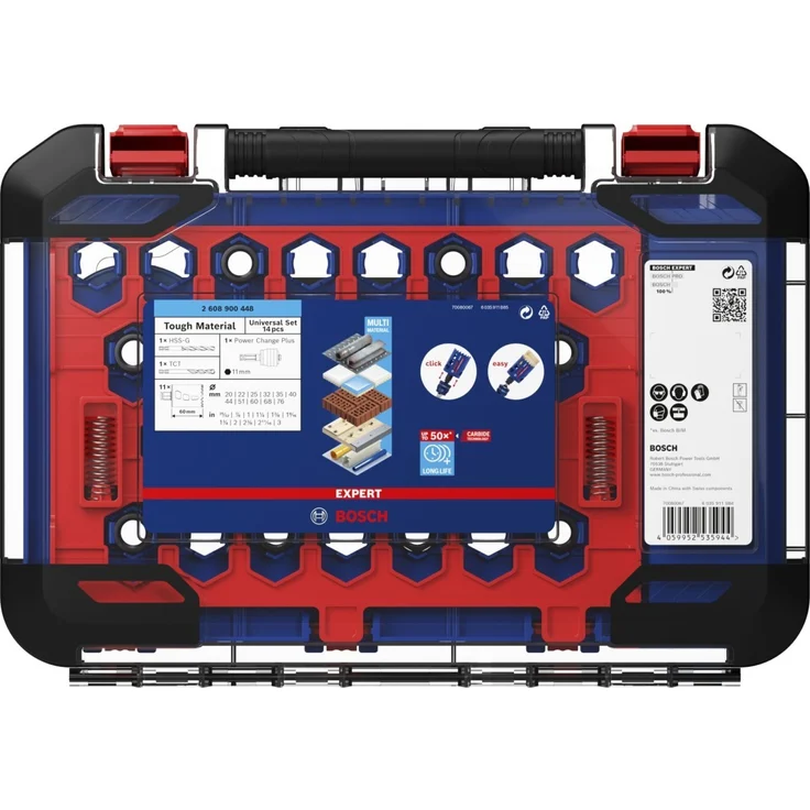 Bosch Expert Tough Material Lochsäge-Set, 20-22-25-32-35-40-44-51-60-68-76 mm, 14-tlg. - Preisvergleich – Bild 4