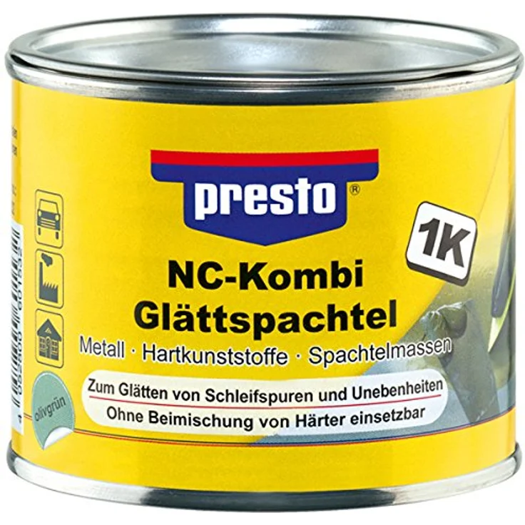 Presto presto NC Glättspachtel 250g 601532 Universalspachtel – Bild 1
