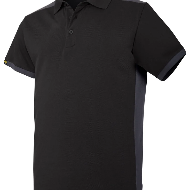 Snickers Workwear 2715 AllroundWork Polo-Shirt, Stahlgrau-schwarz, Gr.L – Bild 1