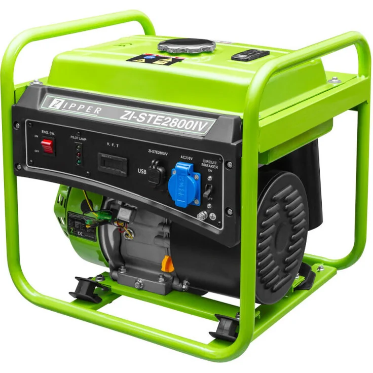 Zipper Stromerzeuger Notstromaggregat Benzin-Generator ZI-STE2800IV, 3200 Watt, 5 Liter Tank, 3 Stunden Laufzeit – Bild 4