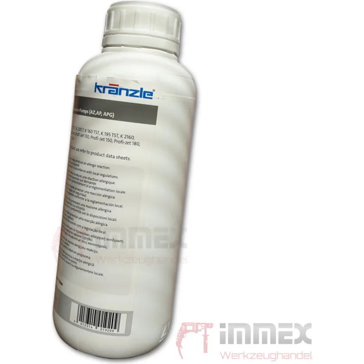 Kränzle Getriebeöl 400932 1 L Hochleistungsöl für alle Kränzle Hochdruckpumpen