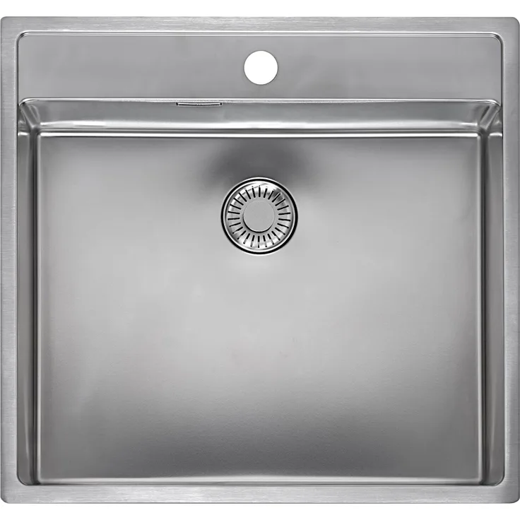 REGINOX Edelstahlspüle NEW YORK 50X40 (L) Tapwing Comfort ab Schrankbreite 60 cm - Flächenbündig - Flacheinbau