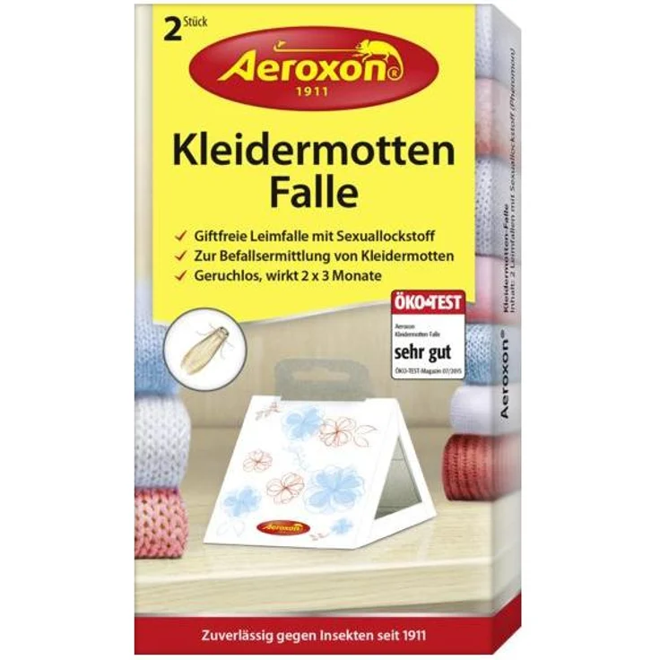 Aeroxon Kleidermotten-Falle, 2er Set – Bild 2