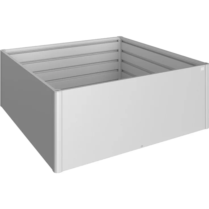Biohort Hochbeet 2x2 201 x 201 cm silber, metallic Metall Hochbeet