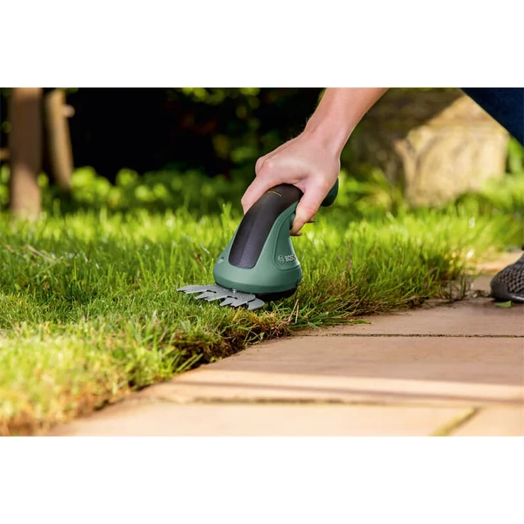 Bosch Home and Garden Gartenschere EasyShear 0600833300 integrierter 3,6 V Akku, 40 min Akkulaufzeit, Messerlänge 12 cm (Strauch) Messerbreite 8 cm (Gras), im Karton – Bild 5