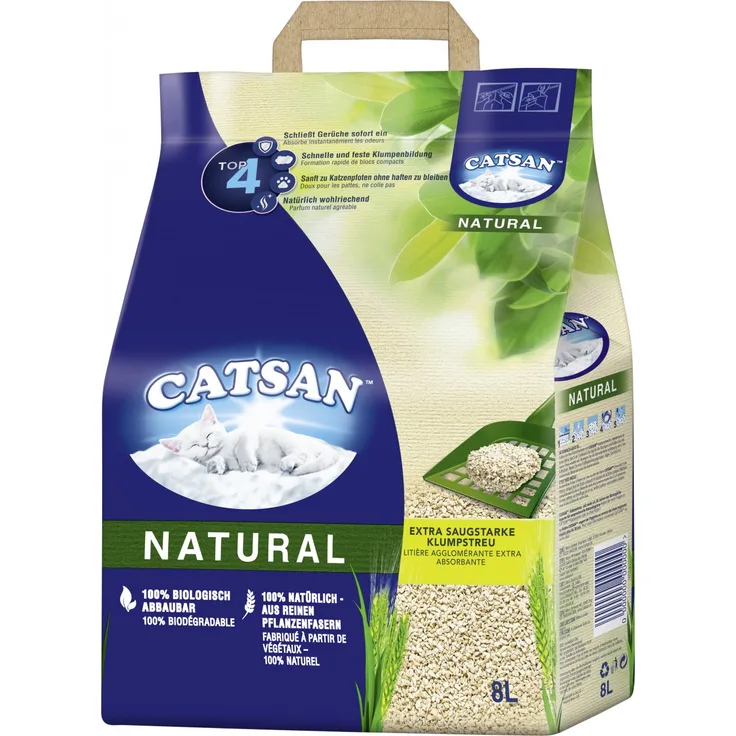 Catsan NATURAL Klumpstreu 8l