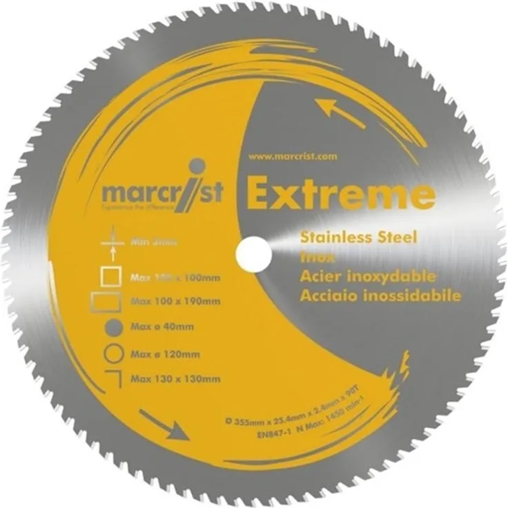 Marcrist Extreme 355 x 25.4 mm Inox Sägeblatt