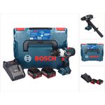Bosch Professional GSB 18V-150 C Professional Akku Schlagbohrschrauber 18 V 150 Nm Biturbo Brushless + 2x Akku 5,0 Ah + Ladegerät + L-Boxx