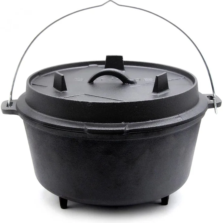 SANTOS Dutch Oven 9qt mit Füßen