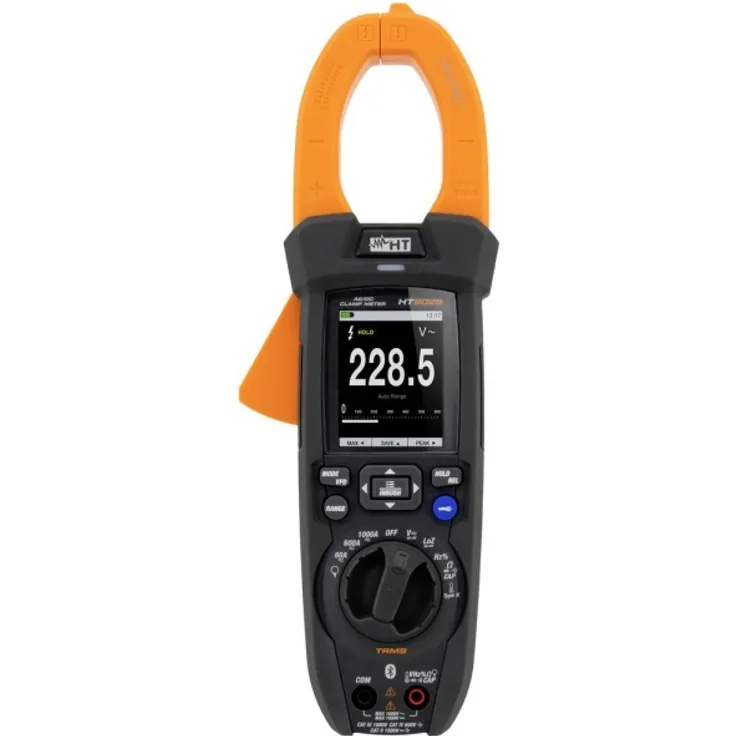 HT Instruments HT9025 Stromzange digital CAT III 1000 V, CAT IV 600 V, CAT II 1500V Anzeige (Counts) 6000