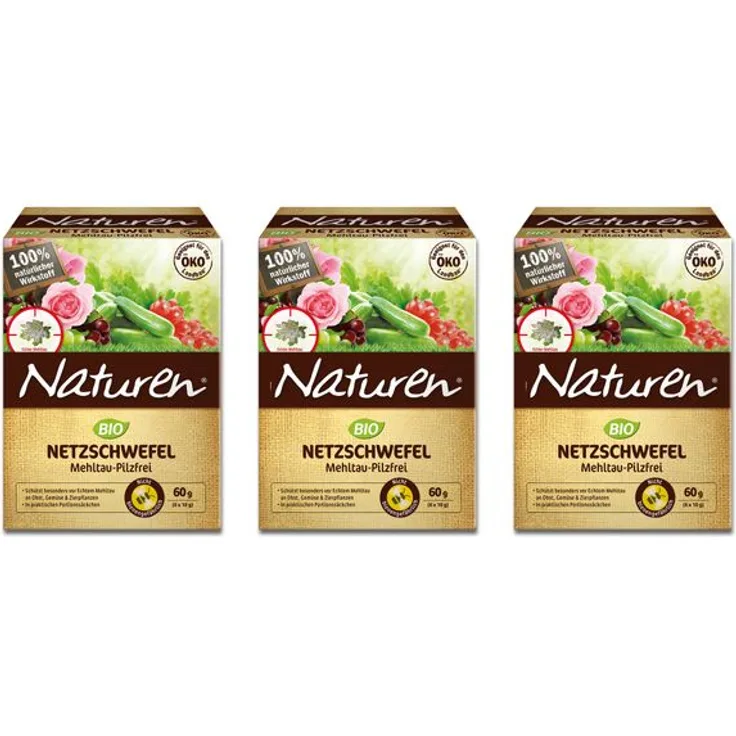 NATUREN Bio Netzschwefel Mehltau-Pilzfrei 180 g