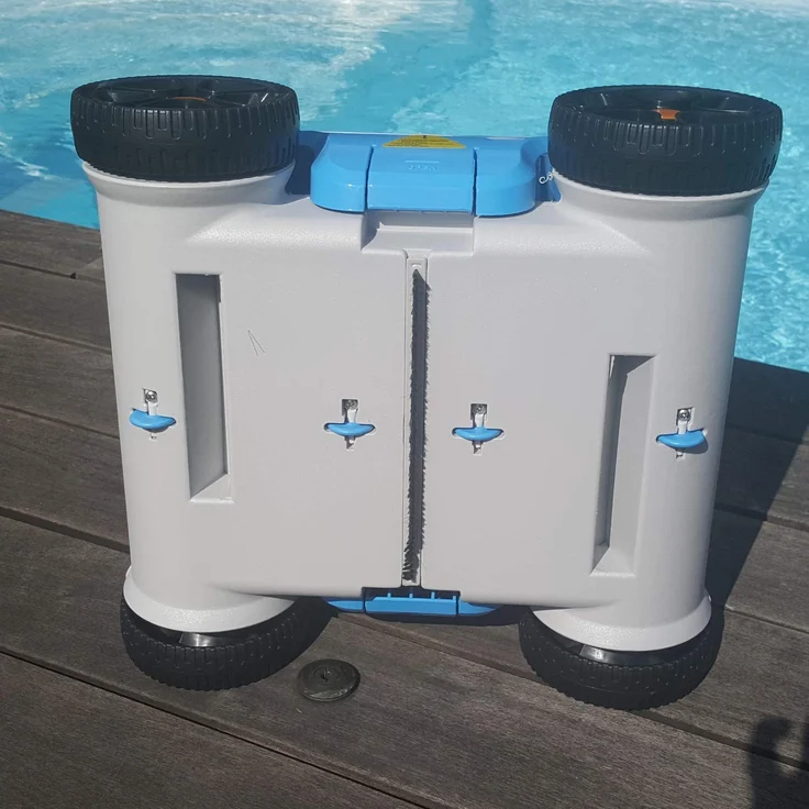 Steinbach Poolrunner Battery+ Akku-Poolroboter 2 Stunden Akkulaufzeit Poolgröße bis 18 m², 10 m³/h Filterleistung, kabellos, 10 bis 35°C, softwaregesteuerte Bewegung – Bild 5