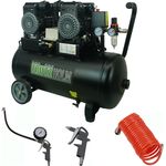 Trutzholm Flüsterkompressor 50l Kompressor leise 1500W 62dB 8 bar TH-fk 50l