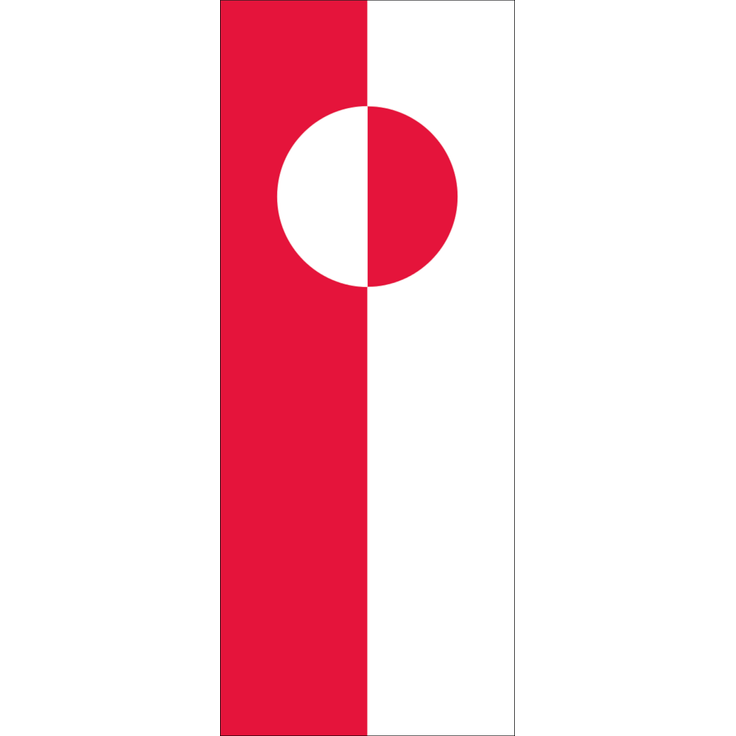 Flagge Grönland 120 g/m² ca. 400 x 150 cm