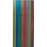 Streifenvorhang PVC Türvorhang Fliegenvorhang Multicolor Wohnwagen Vorhang Kunststoffvorhang - Preisvergleich