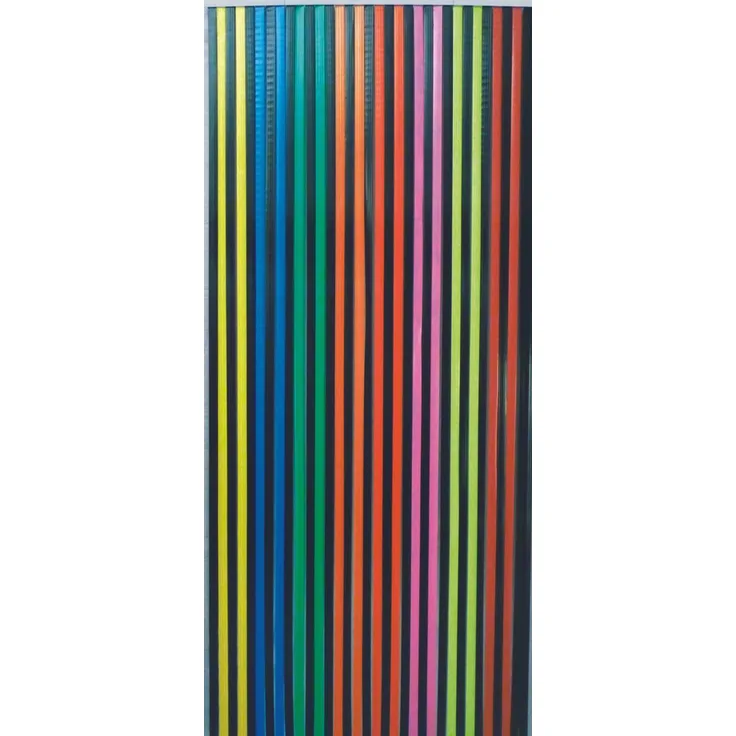 Streifenvorhang PVC Türvorhang Fliegenvorhang Multicolor Wohnwagen Vorhang Kunststoffvorhang - Preisvergleich