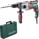 Metabo Schlagbohrmaschine SBEV 1000-2 (1010 Watt, Schnellspannbohrfutter 13 Millimeter, Tiefenanschlag, Zusatzhandgriff, Sicherheitskupplung, Koffer) 600783500