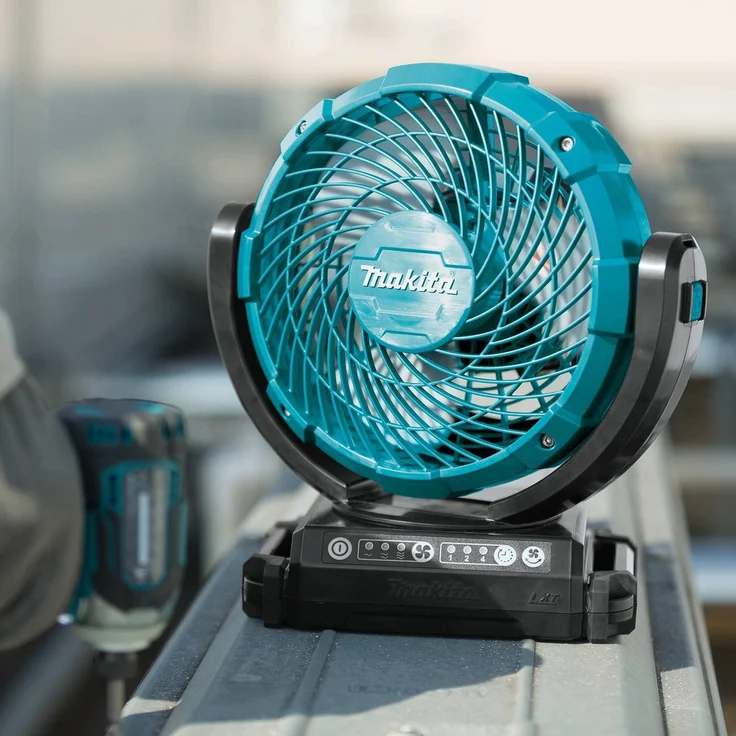 Makita DCF102Z Lüfter 18V (ohne Akku-ohne Ladegerät), 18 V, Blau – Bild 4