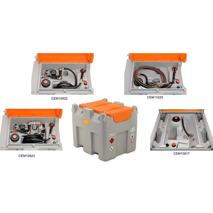 CEMO DT-MOBIL EASY Mobile Dieseltankanlage 980 Liter mit ADR Zulassung Premium Cematic Duo 24/12V