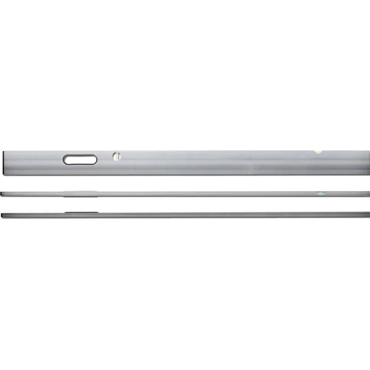 STABILA Richtscheit Type AL-2L-2G, 250 cm: mit 1 Horizontal-Libelle, 1 Vertikal-Libelle und 2 Grifföffnungen