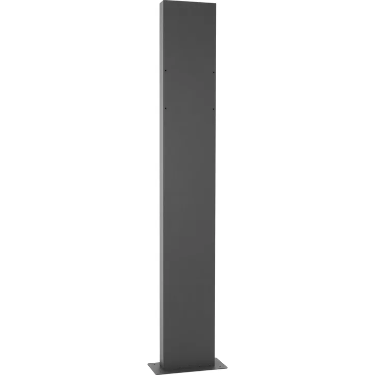 Briefkastenständer 170 cm Anthrazit aus Edelstahl ML-Design