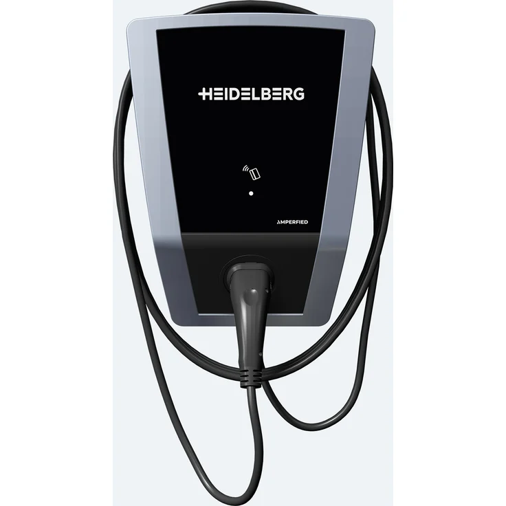 Heidelberg AMPERFIED Wallbox connect.home Typ 2 Stecker silber/schwarz 11 kW 230 V – Bild 2