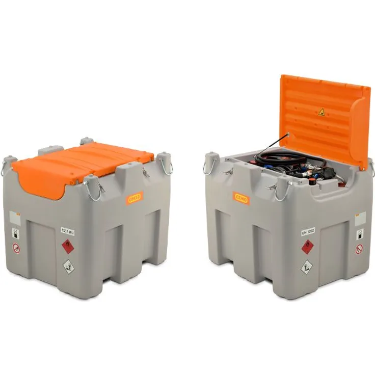 CEMO DT-MOBIL EASY COMBI Mobile Tankanlage 850/100 Liter mit ADR-Zulassung Basic Cematic Duo 24/12V
