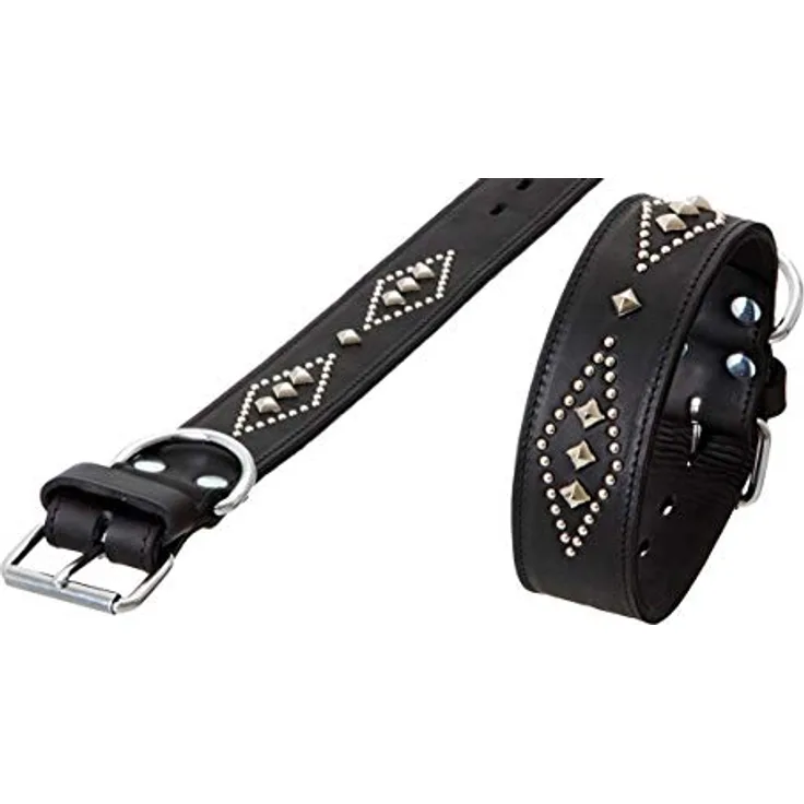 Karlie Rondo Hundehalsband schwarz, 50 mm 80 cm