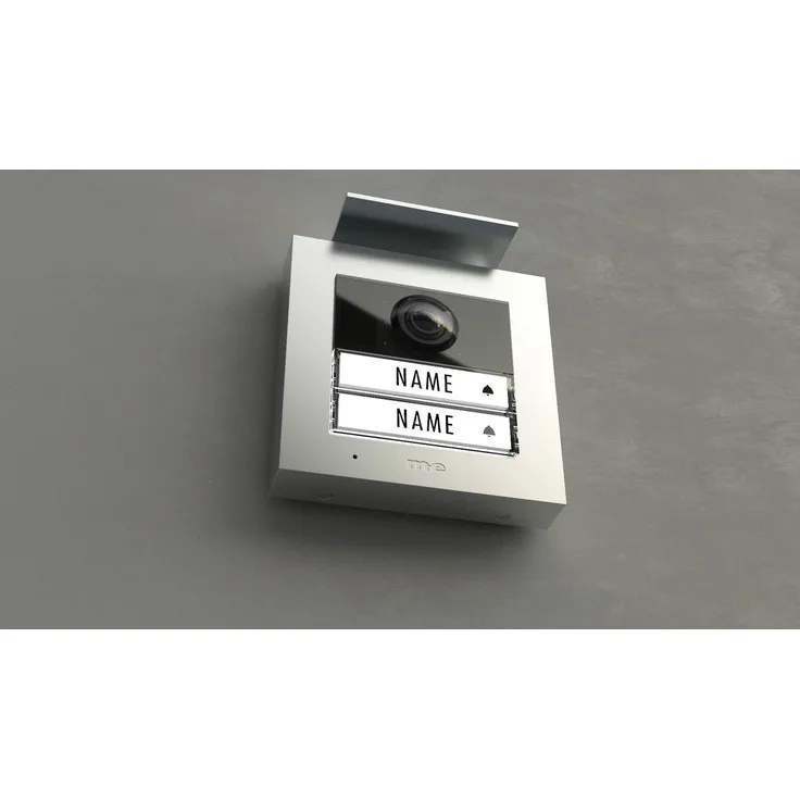 M-e modern-electronics VDV-2020 S Video-Türsprechanlage Kabelgebunden, RFID Außeneinheit Silber