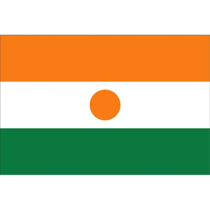 Flagge Niger 80 g/m² ca. 90 x 150 cm