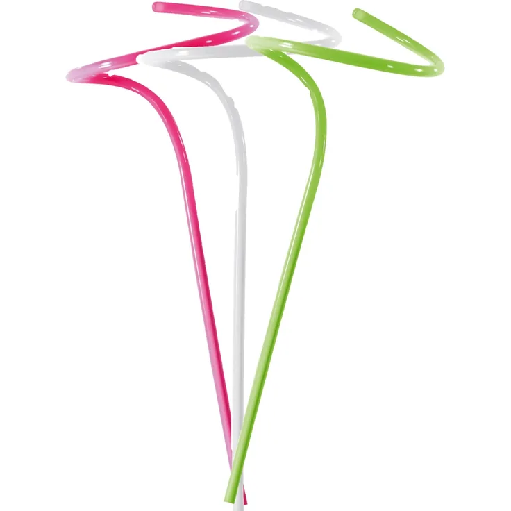 Chrysal Twister Orchideenstab 3er Set - klar-grün-pink