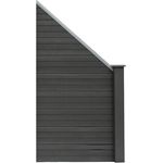 HOME DELUXE WPC Sichtschutzzaun CALLADO - 1x Schrägelement