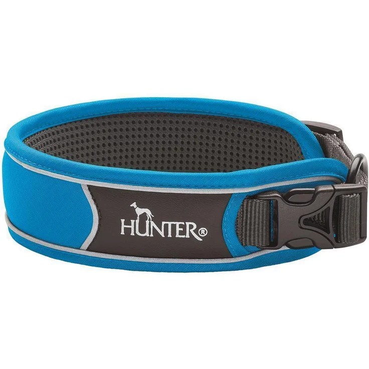 Hunter Hunde-Halsung Divo hellblau-grau S – Bild 1
