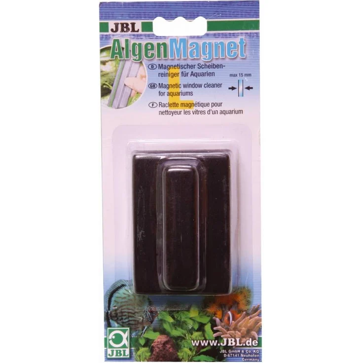 JBL Algenmagnet Scheiben-Reinigungsmagnet für 6  mm Aquarienscheiben – Bild 1