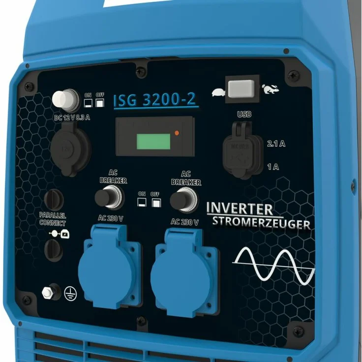 GÜDE Inverter Stromgenerator Generator Stromerzeuger 3500 W ISG 3200-2 – Bild 3