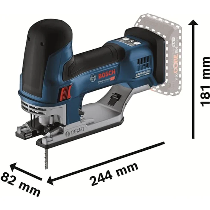 Bosch Professional Akku-Stichsäge GST 18V-155 SC, ohne Akku und Ladegerät, mit L-BOXX – Bild 3
