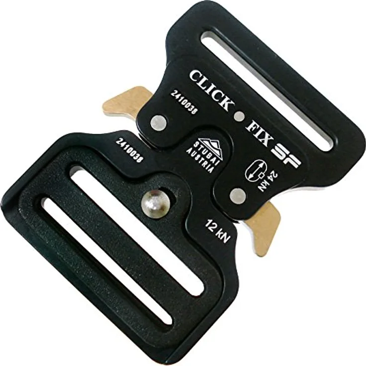 Stubai CLICK FIX FLEX XL Gurtschnalle, verst., elox. 45 mm