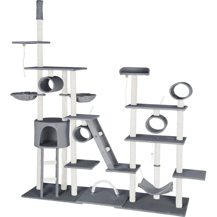 tectake Kratzbaum Snooky 261cm - grau