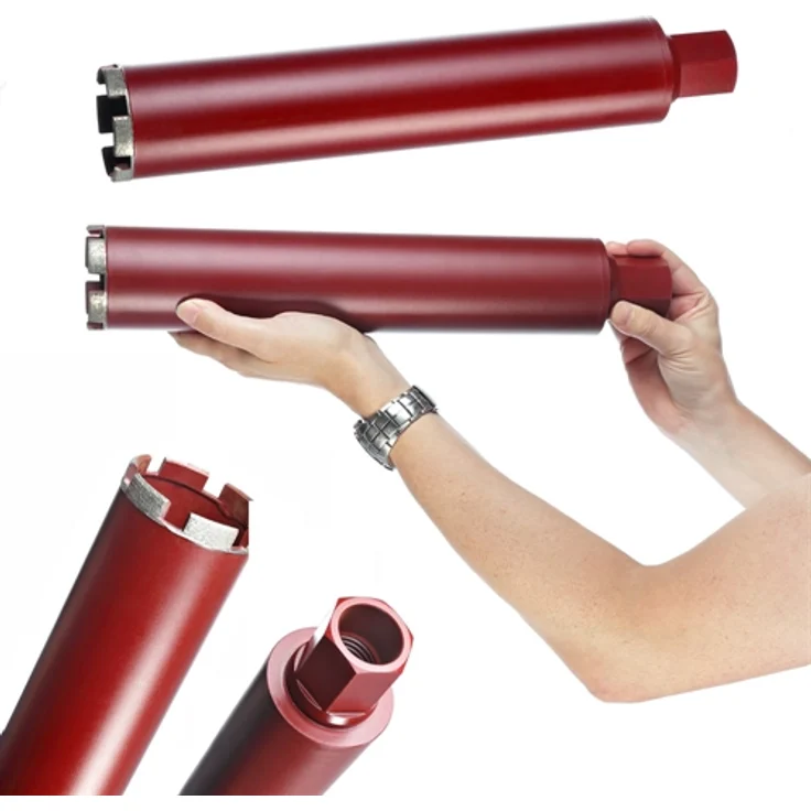 Mucola - Diamantbohrkrone Kernbohrgerät Kernbohrer Bohrkrone Bohrer Lochsäge Ø132 mm – Bild 2