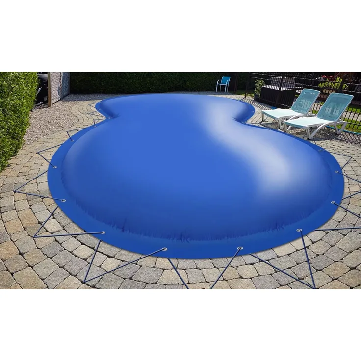 ANKO Aufblasbare Poolabdeckung für Achtformbecken