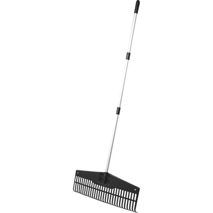 Jumbo Rechen 75 cm mit Aluminium Teleskopstiel
