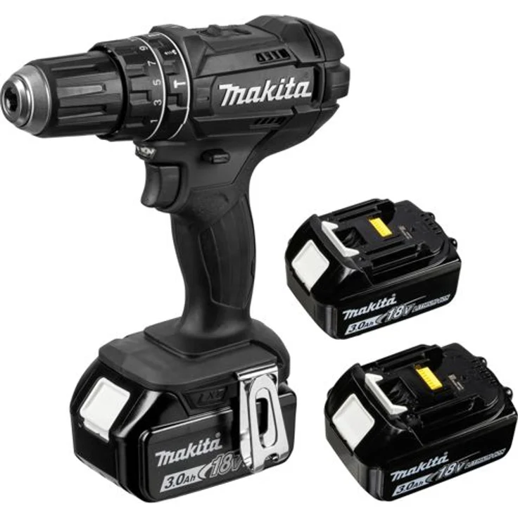 Makita DHP482F3JB schwarz Akku-Schlagbohrschrauber – Bild 1
