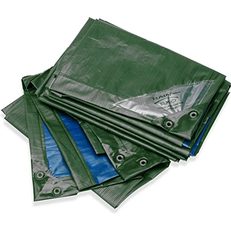 Bio Green Rainexo Abdeckplane Premium Plane Planen 3x4m Grün-Blau RX2503X4GB