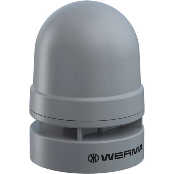 Werma Signaltechnik Signalsirene Mini Sounder Dauer-Puls 24VAC-DC GY N-A Pulstone Halvtoner 24 V 95 dB
