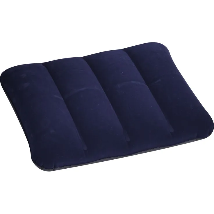 Avenli® Aufblasbares Reise-Kopfkissen Nackenkissen mit beflockter Oberfläche 48x34x12 cm