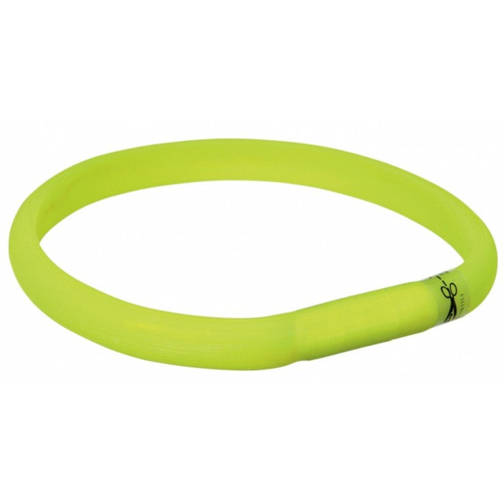 Trixie Flash Leuchtband USB grün M-L: 50 cm/18 mm