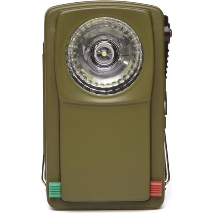 Taschenlampe Huckleberry 10,2 X 6,5 Cm Metall Khaki