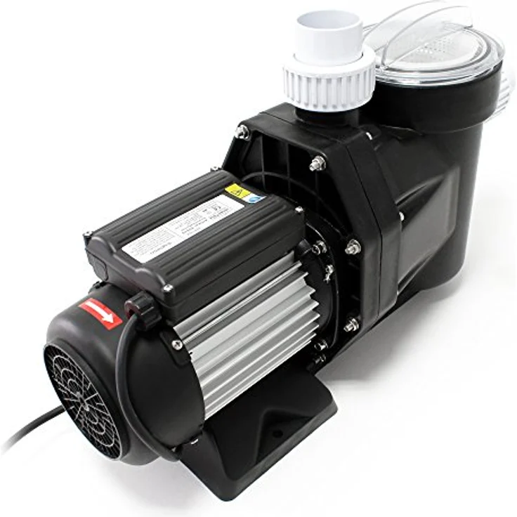 WilTec Poolpumpe 28800 l-h 1300 W Schwimmbadpumpe Filterpumpe Umwälzpumpe - WilTec – Bild 2