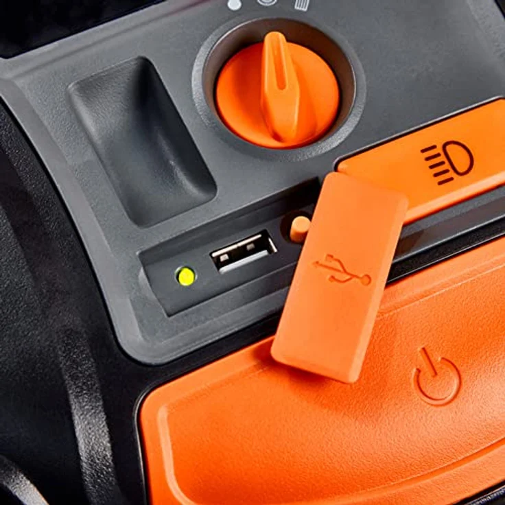 Osram Auto OTIR6000 Kompressor 5.5 bar Automatische Abschaltung, Digitales Display, mit Arbeitslampe, mit Powerbank-Funktion – Bild 9