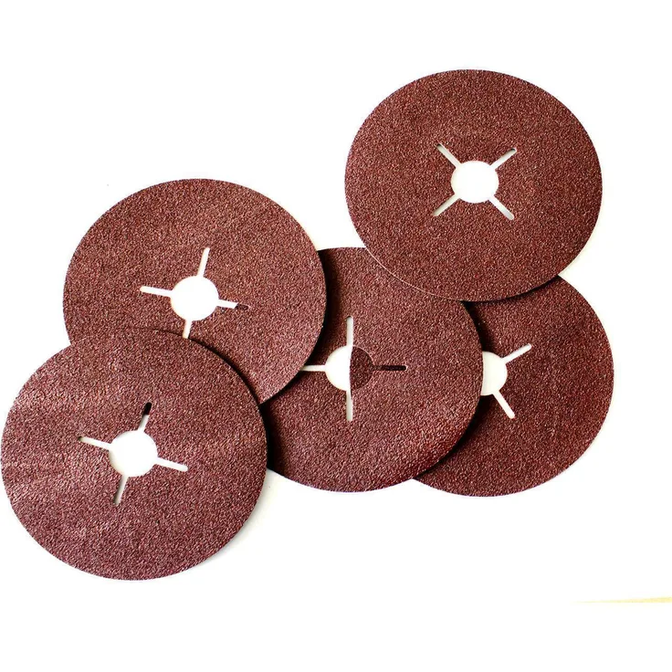 150x Fiberscheiben 125 mm Fiberschleifscheiben für Winkelschleifer P80